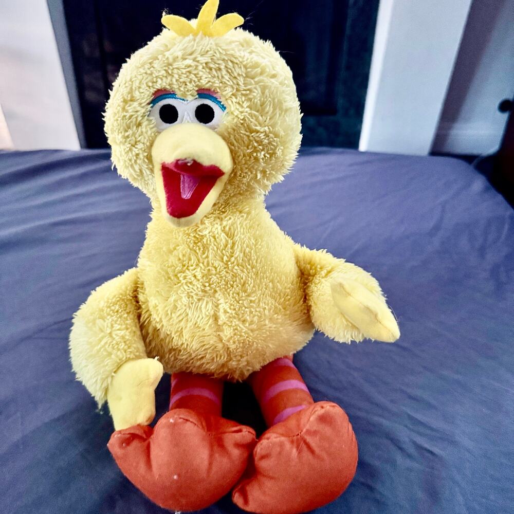 Sesame Street Big Bird Plush 15” Kohl’s Cares 2017 Yellow Stuffed Animal